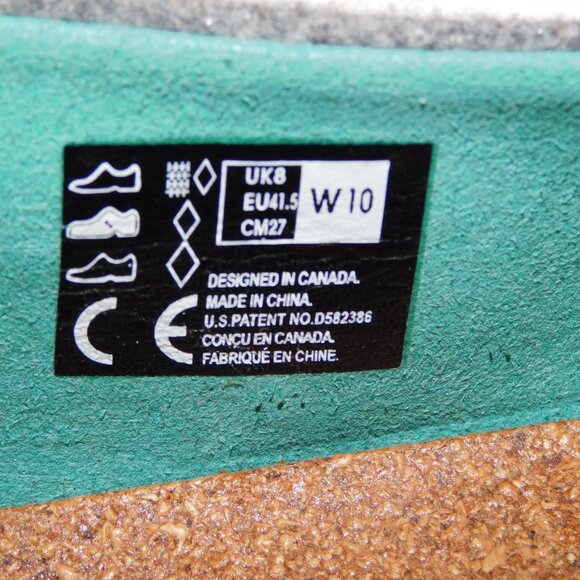 SOLE District by ReCork Grace Carbon Negative Gray Shoes Womens 10 Slip on Flats - Picture 7 of 10